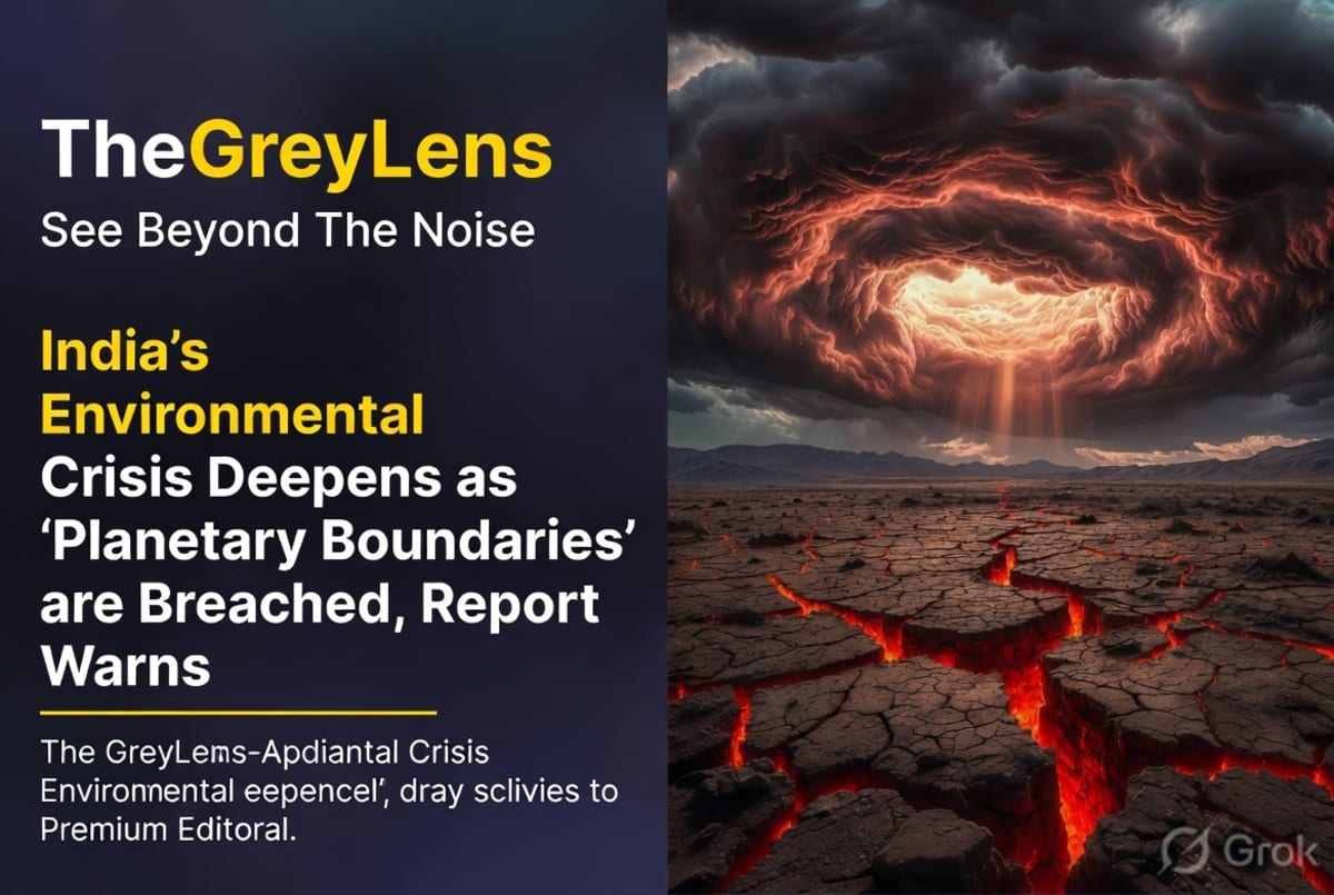 India's Environmental Crisis Deepens as 'Planetary Boundaries' are Breached, Report Warns