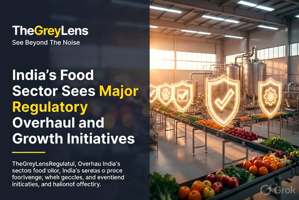 India's Food Sector Sees Major Regulatory Overhaul and Growth Initiatives