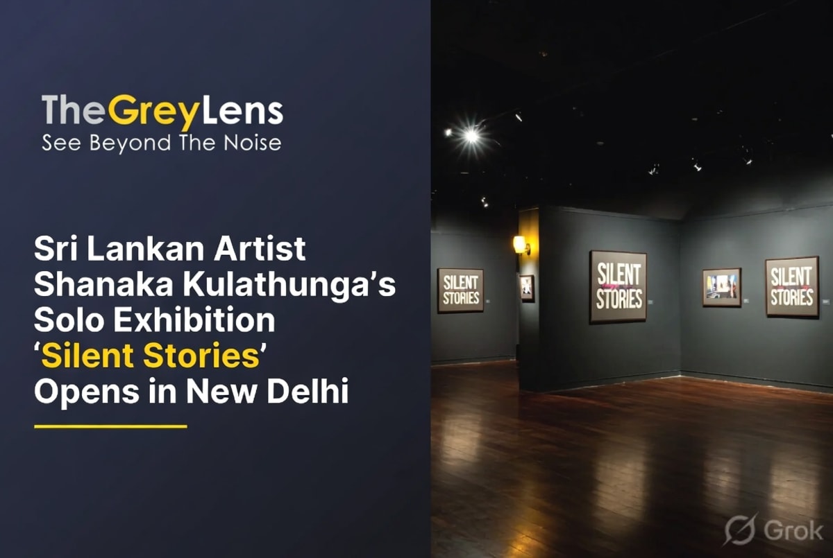 Sri Lankan Artist Shanaka Kulathunga's Solo Exhibition 'Silent Stories' Opens in New Delhi