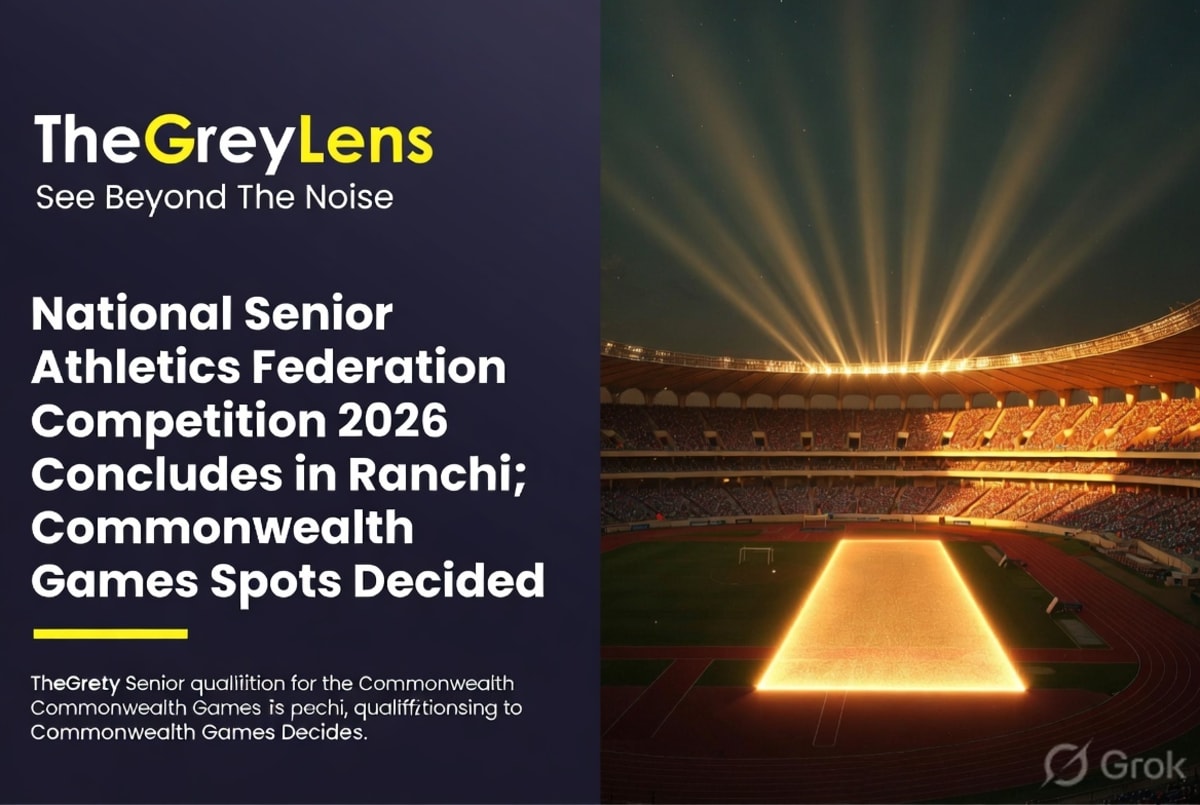 National Senior Athletics Federation Competition 2026 Concludes in Ranchi; Commonwealth Games Spots Decided