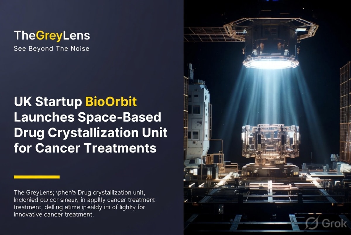 UK Startup BioOrbit Launches Space-Based Drug Crystallization Unit for Cancer Treatments