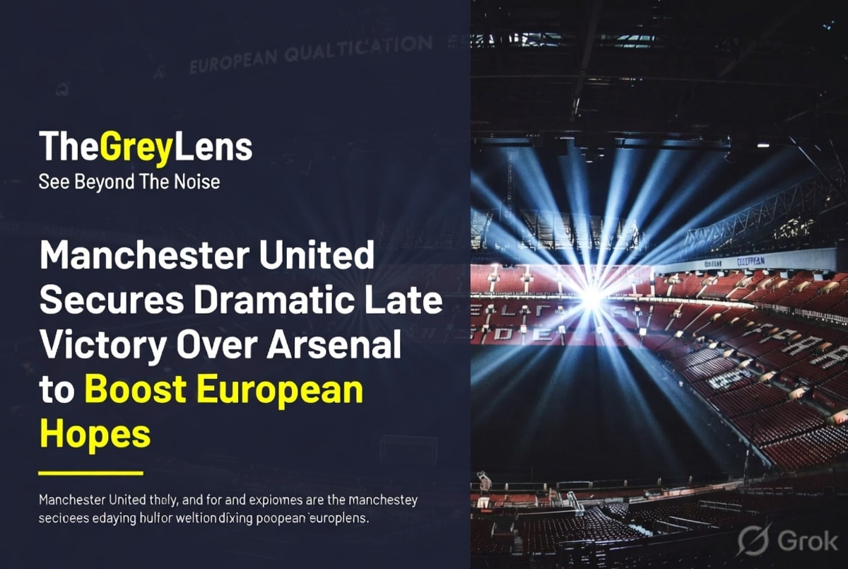 Manchester United Secures Dramatic Late Victory Over Arsenal to Boost European Hopes