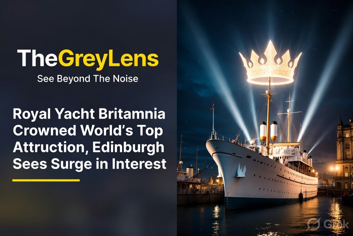 Royal Yacht Britannia Crowned World's Top Attraction, Edinburgh Sees Surge in Interest