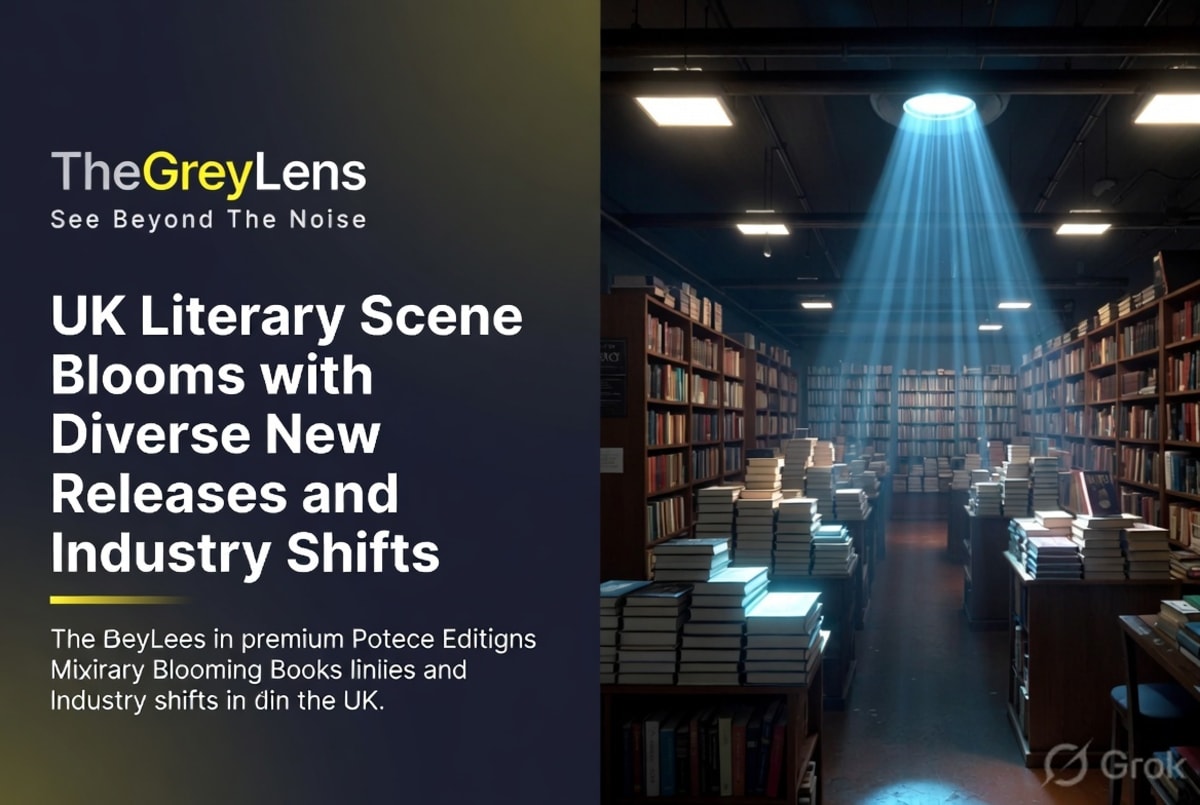 UK Literary Scene Blooms with Diverse New Releases and Industry Shifts
