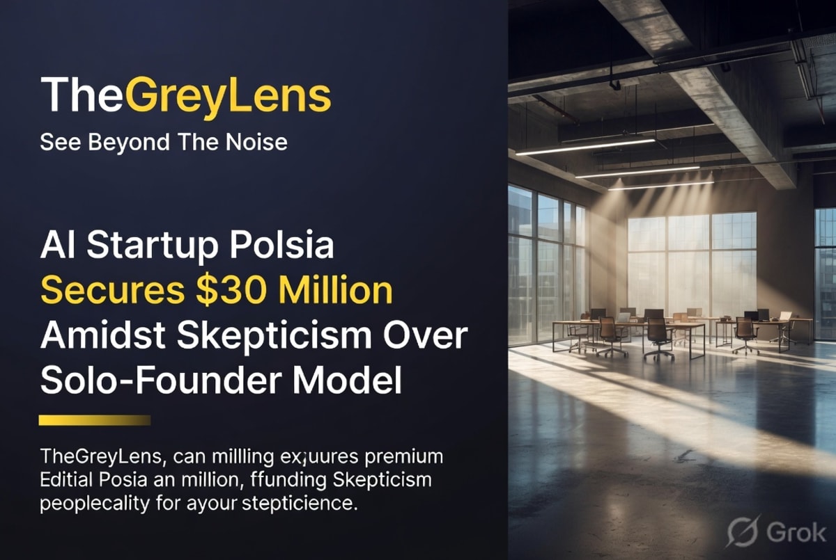 AI Startup Polsia Secures $30 Million Amidst Skepticism Over Solo-Founder Model