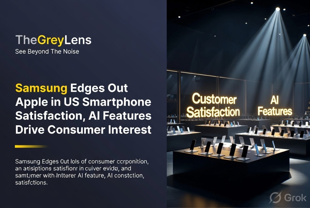 Samsung Edges Out Apple in US Smartphone Satisfaction, AI Features Drive Consumer Interest