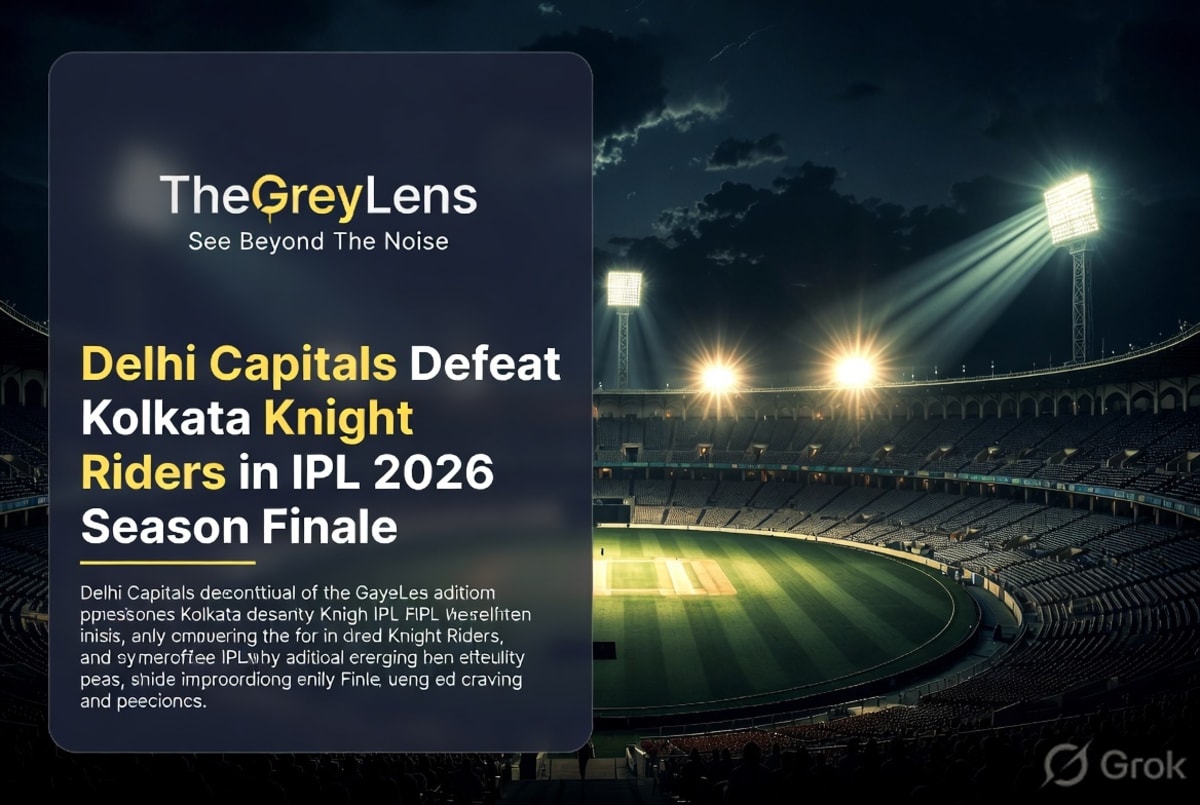 Delhi Capitals Defeat Kolkata Knight Riders in IPL 2026 Season Finale