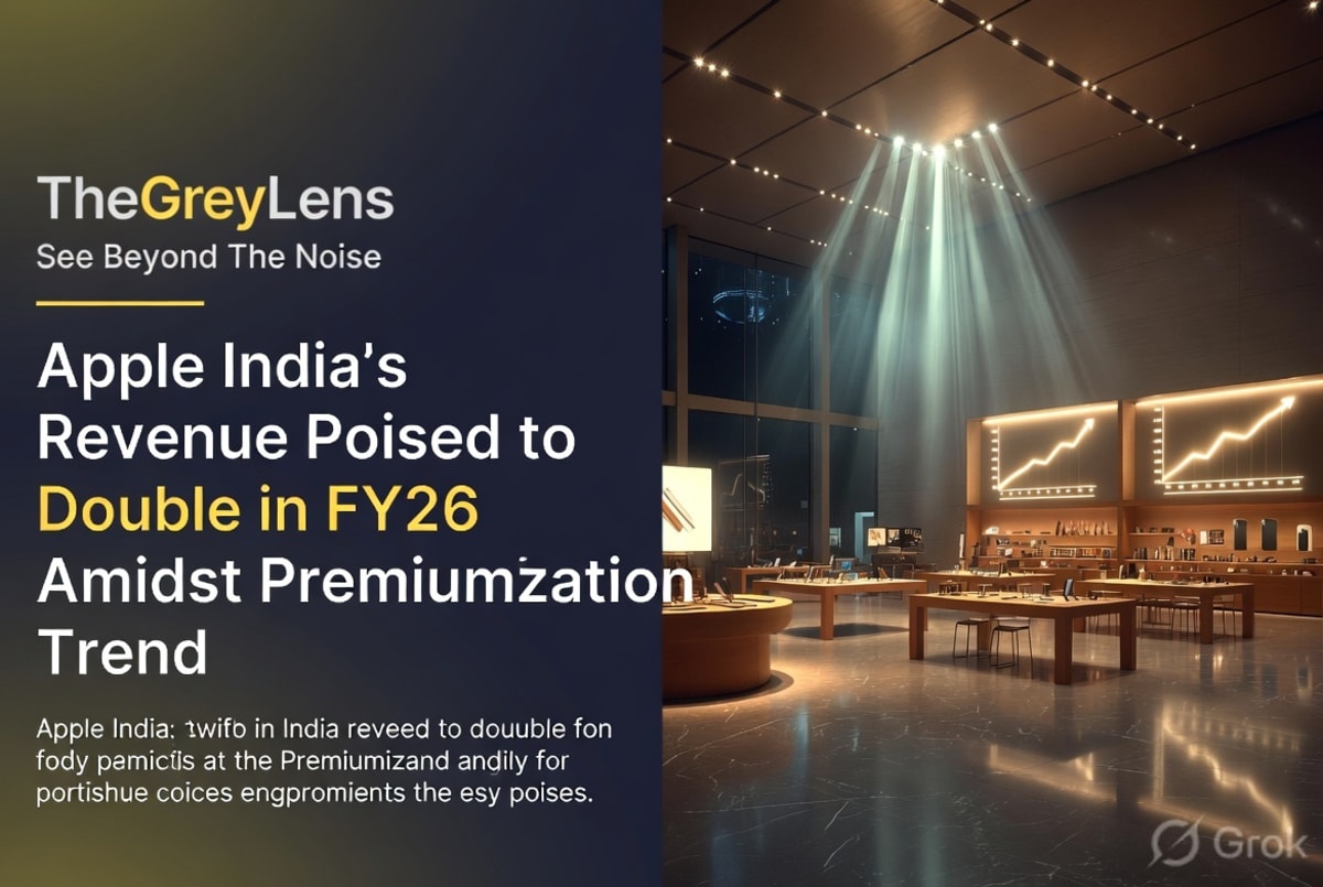 Apple India's Revenue Poised to Double in FY26 Amidst Premiumization Trend