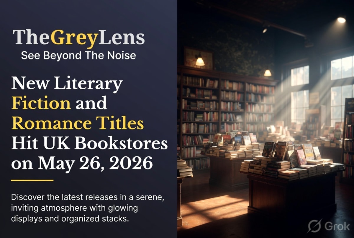 New Literary Fiction and Romance Titles Hit UK Bookstores on May 26, 2026