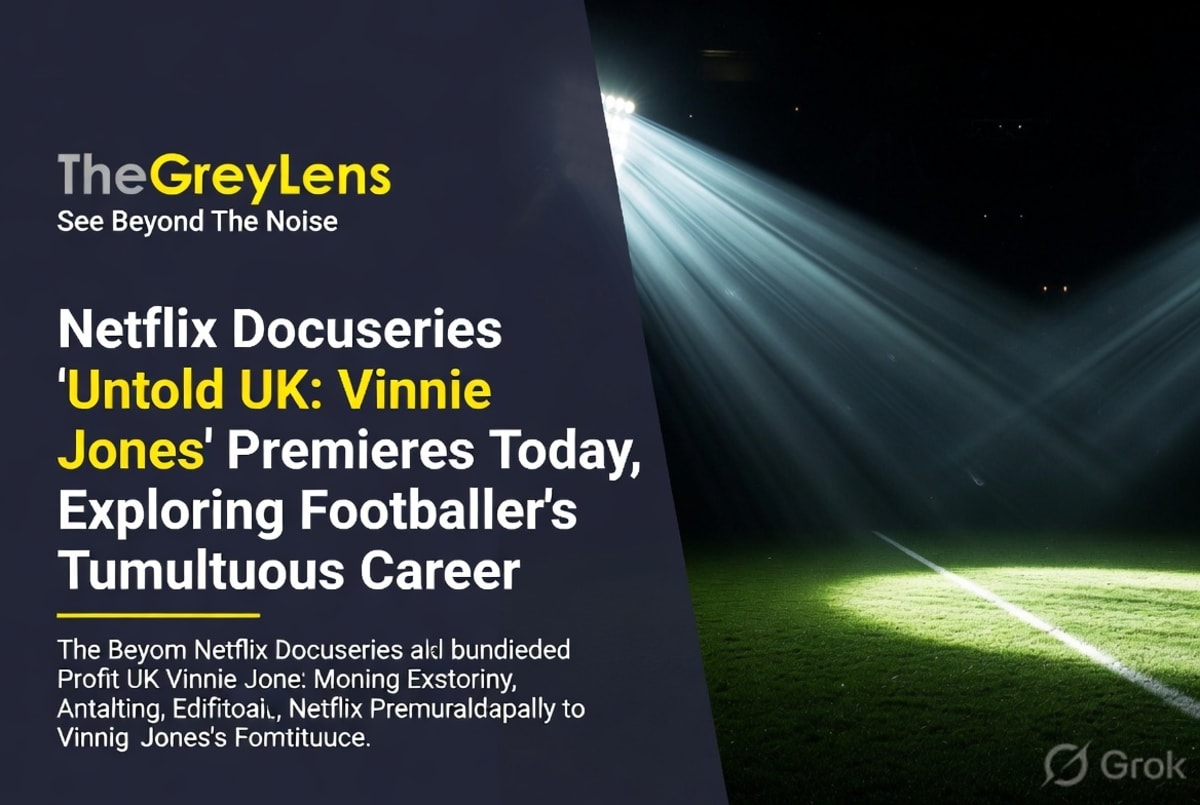 Netflix Docuseries 'Untold UK: Vinnie Jones' Premieres Today, Exploring Footballer's Tumultuous Career