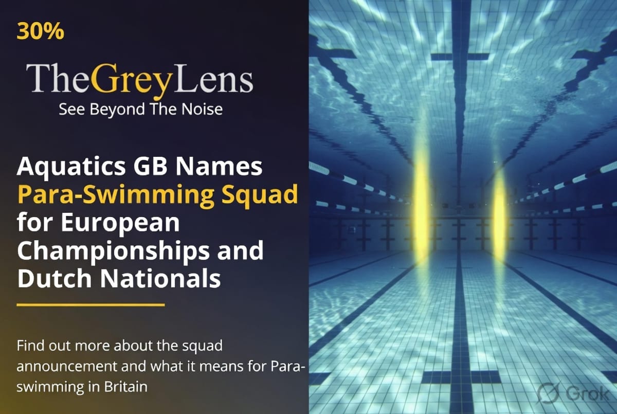 Aquatics GB Names Para-Swimming Squad for European Championships and Dutch Nationals