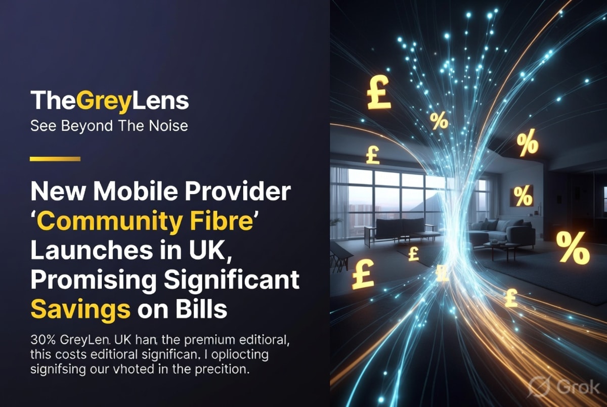 New Mobile Provider 'Community Fibre' Launches in UK, Promising Significant Savings on Bills