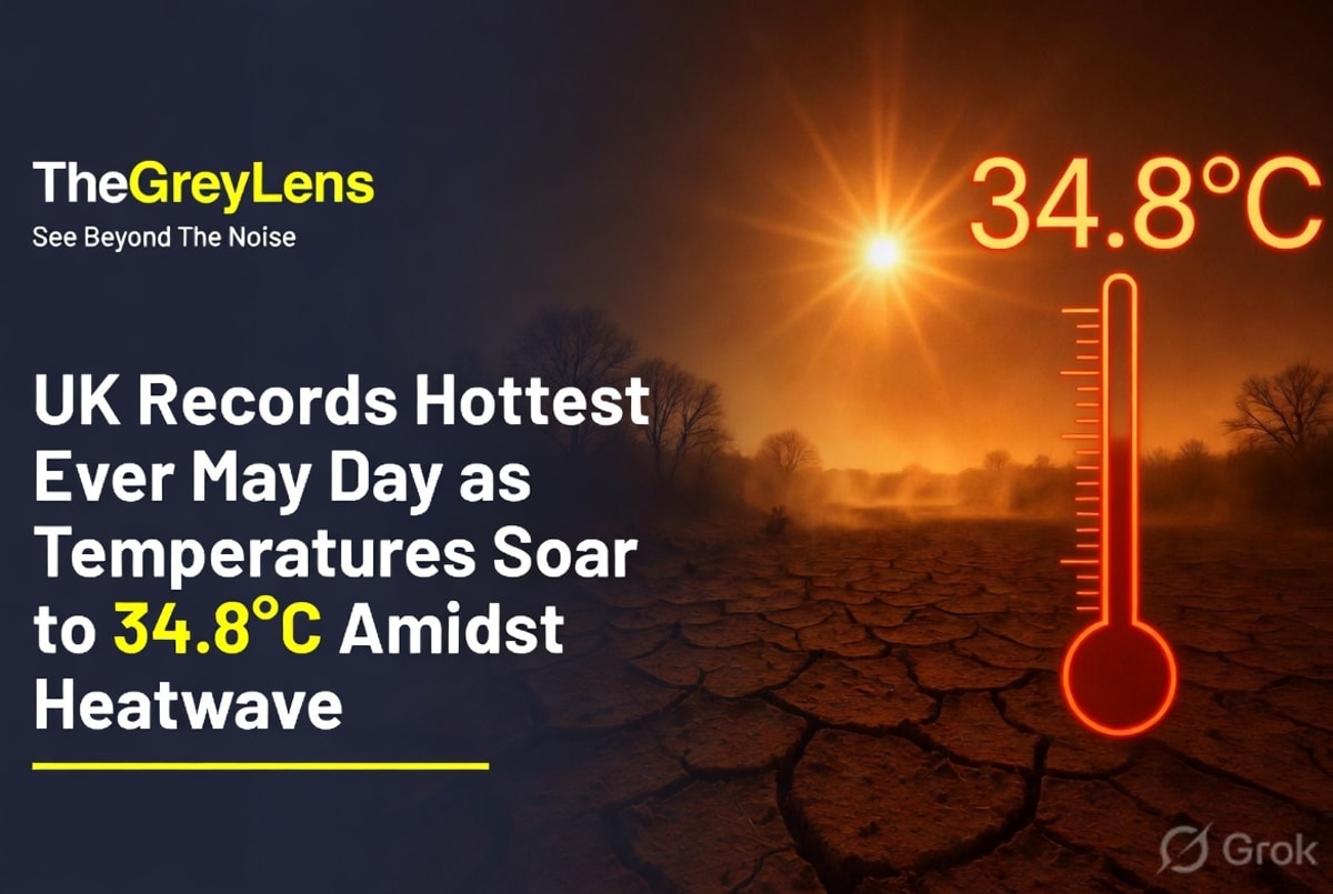 UK Shatters May Temperature Record Amidst Unprecedented Heatwave
