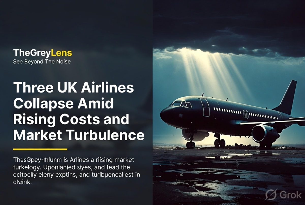 Three UK Airlines Collapse Amid Rising Costs and Market Turbulence