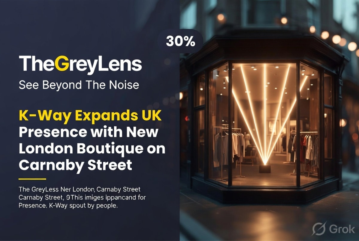K-Way Expands UK Presence with New London Boutique on Carnaby Street