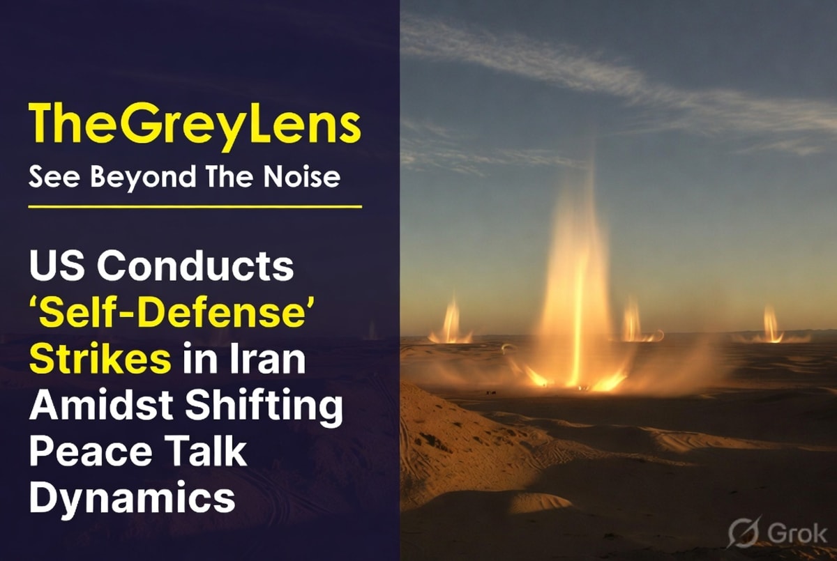US Conducts 'Self-Defense' Strikes in Iran Amidst Shifting Peace Talk Dynamics
