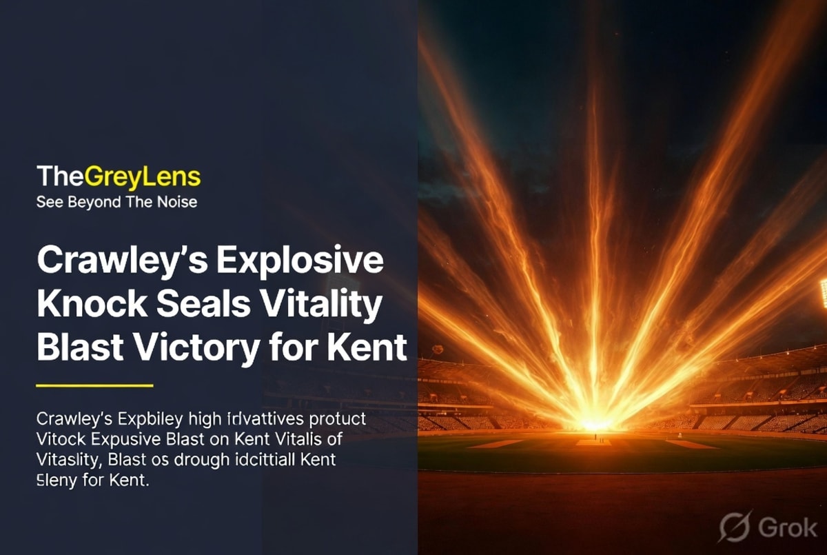 Crawley's Explosive Knock Seals Vitality Blast Victory for Kent