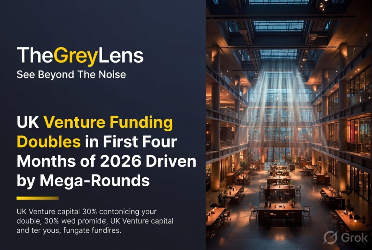 UK Venture Funding Doubles in First Four Months of 2026 Driven by Mega-Rounds