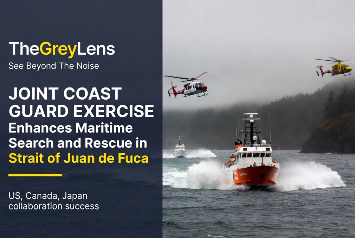 Joint Coast Guard Exercise Enhances Maritime Search and Rescue Capabilities in Strait of Juan de Fuca