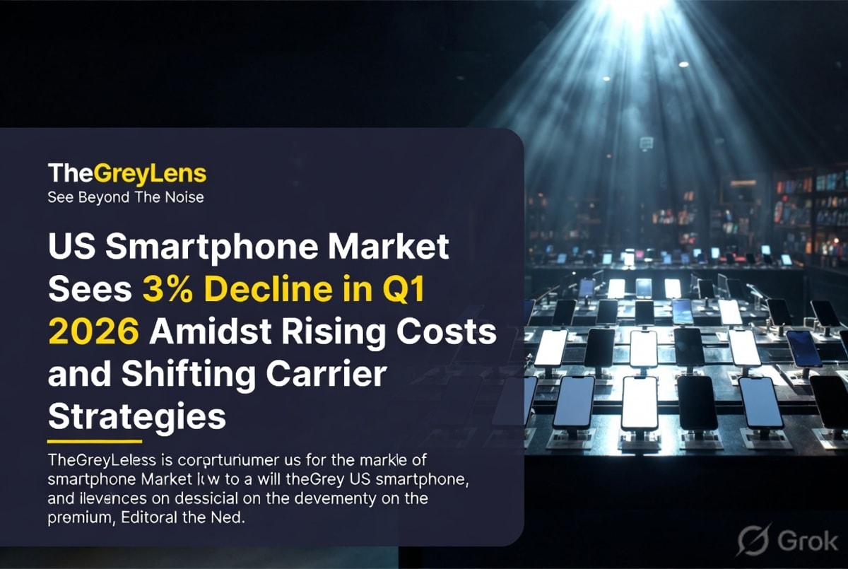 US Smartphone Market Sees 3% Decline in Q1 2026 Amidst Rising Costs and Shifting Carrier Strategies
