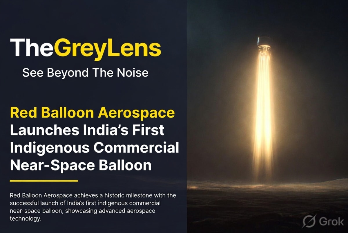 Red Balloon Aerospace Launches India's First Indigenous Commercial Near-Space Balloon