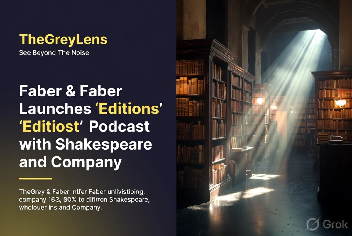 Faber & Faber Launches "Editions" Podcast with Shakespeare and Company