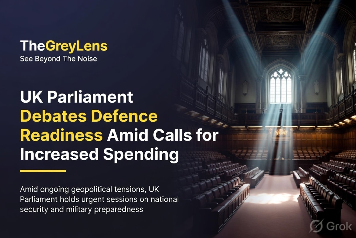 UK Parliament Debates Defence Readiness Amid Calls for Increased Spending