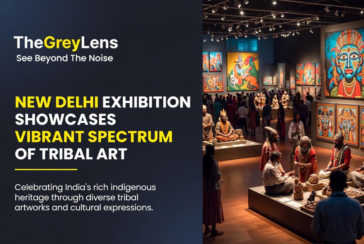 New Delhi Exhibition Showcases Vibrant Spectrum of Tribal Art, Fostering Cultural Exchange and Artist Livelihoods