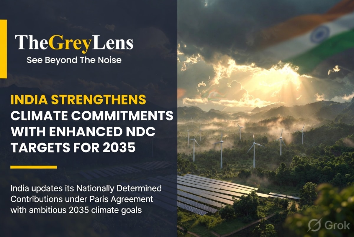 India Strengthens Climate Commitments with Enhanced NDC Targets for 2035