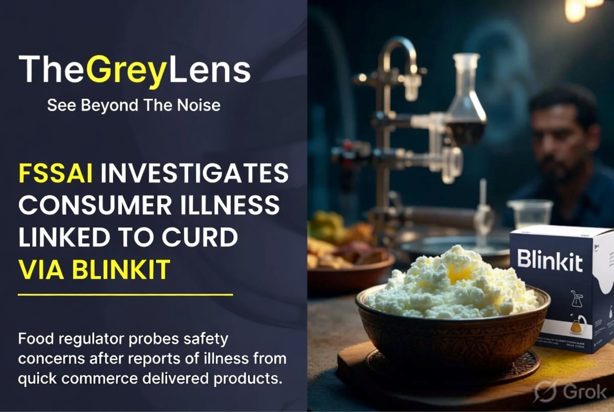 Food Regulator FSSAI Investigates Consumer Illness Linked to Curd Purchased via Blinkit