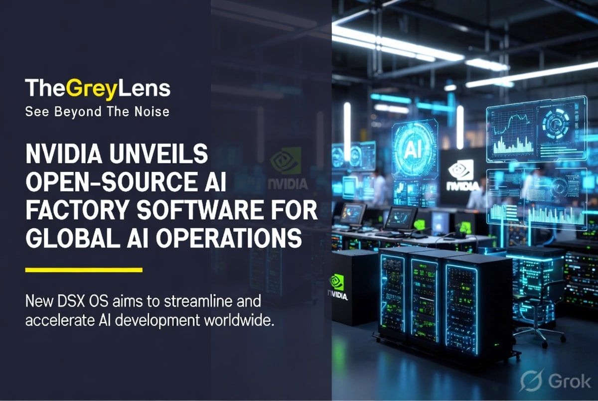 NVIDIA Unveils Open-Source AI Factory Software, Aims to Streamline Global AI Operations