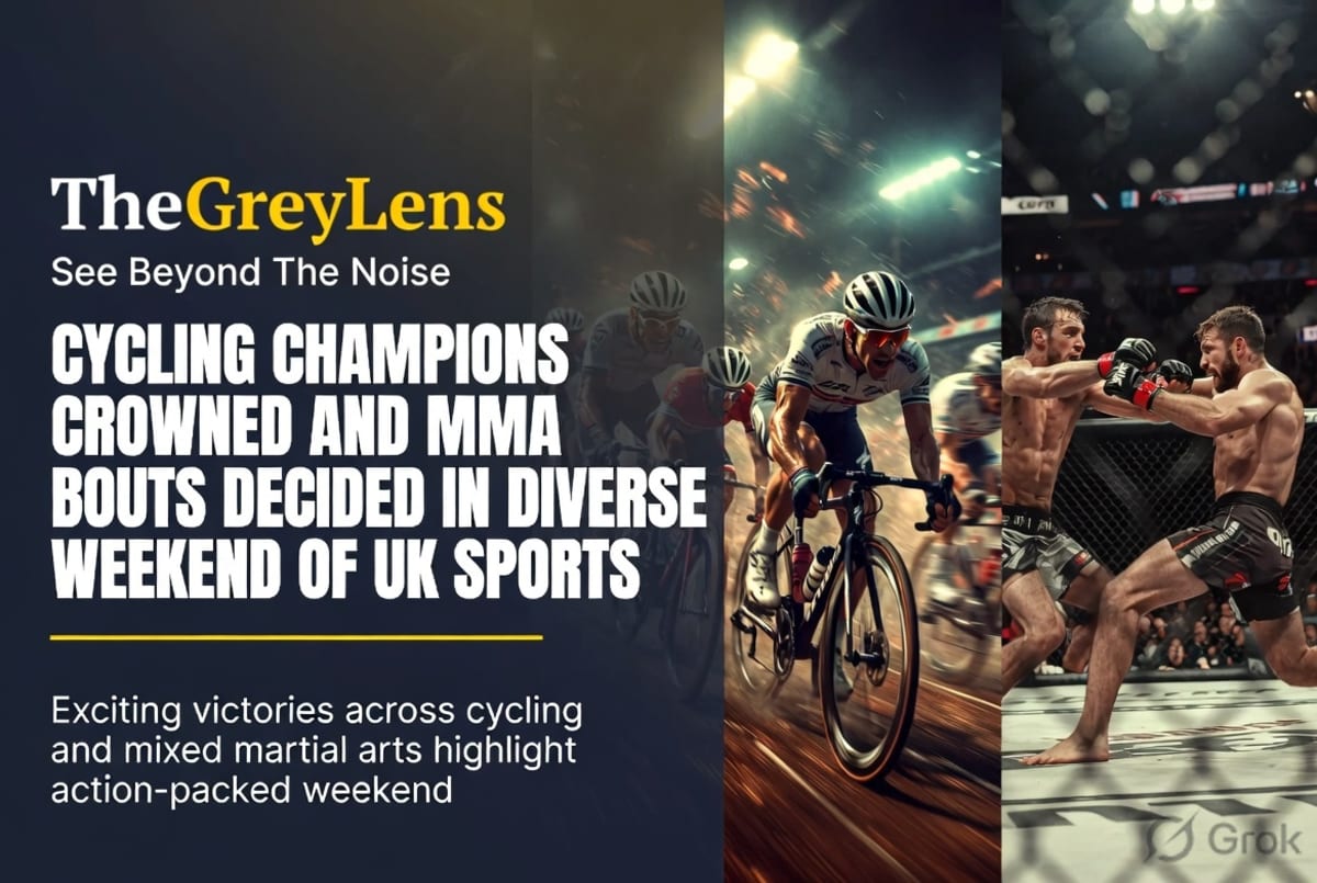 Cycling Champions Crowned and MMA Bouts Decided in Diverse Weekend of UK Sports