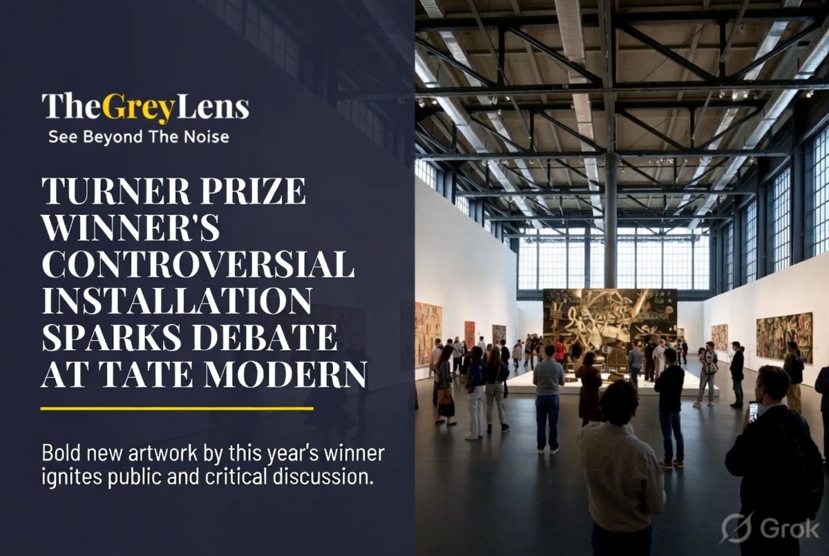 Turner Prize Winner's Controversial Installation Sparks Debate at Tate Modern