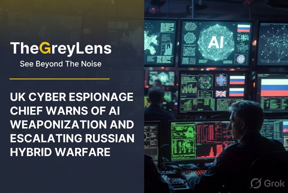 UK Cyberspying Chief Warns of AI Weaponization and Escalating Russian Hybrid Warfare