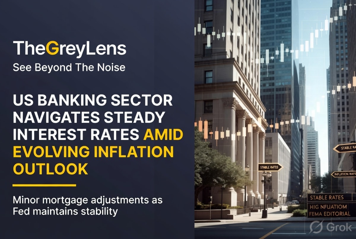 US Banking Sector Navigates Steady Interest Rates Amidst Evolving Inflation Outlook and Minor Mortgage Rate Adjustments