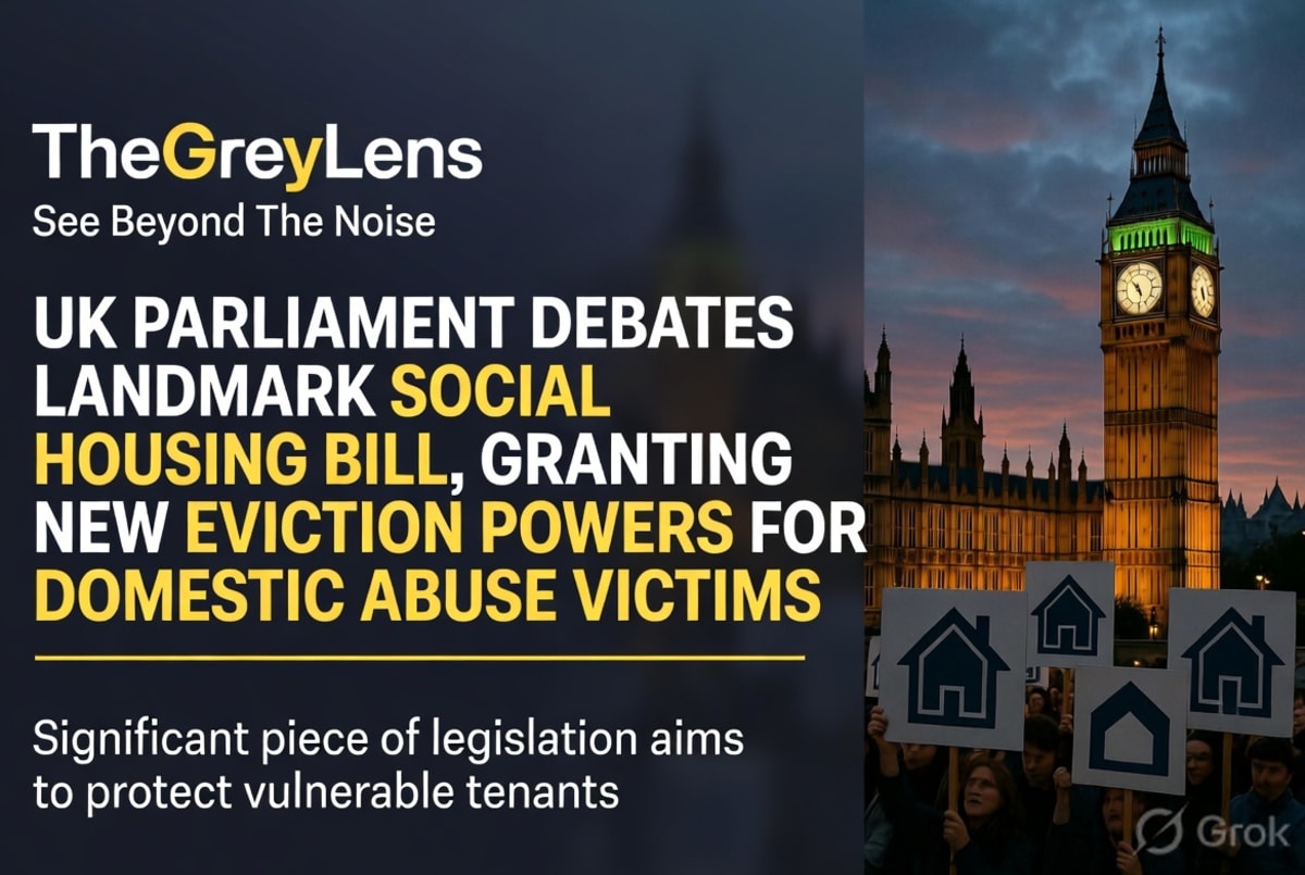 UK Parliament Debates Landmark Social Housing Bill, Granting New Eviction Powers for Domestic Abuse Victims