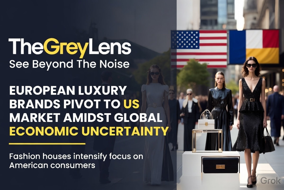 European Luxury Brands Pivot to US Market Amidst Global Economic Uncertainty