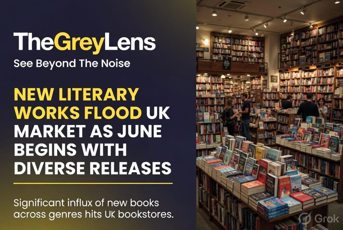 New Literary Works Flood UK Market as June Begins with Diverse Releases