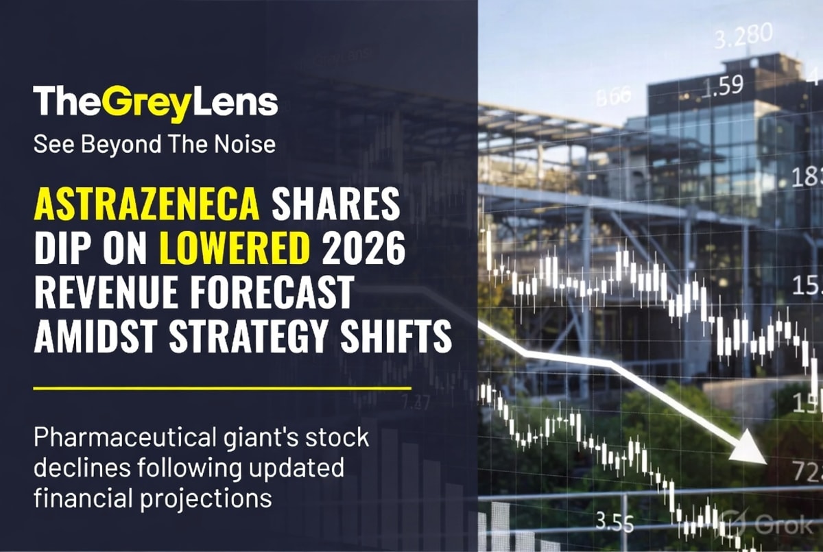 AstraZeneca Shares Dip on Lowered 2026 Revenue Forecast Amidst Strategic Shifts