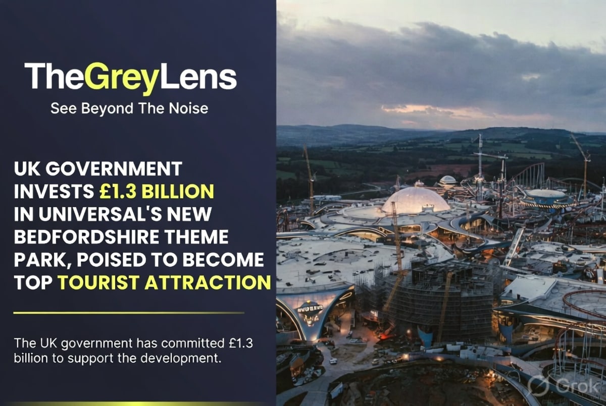 UK Government Invests £1.3 Billion in Universal's New Bedfordshire Theme Park, Poised to Become Top Tourist Attraction