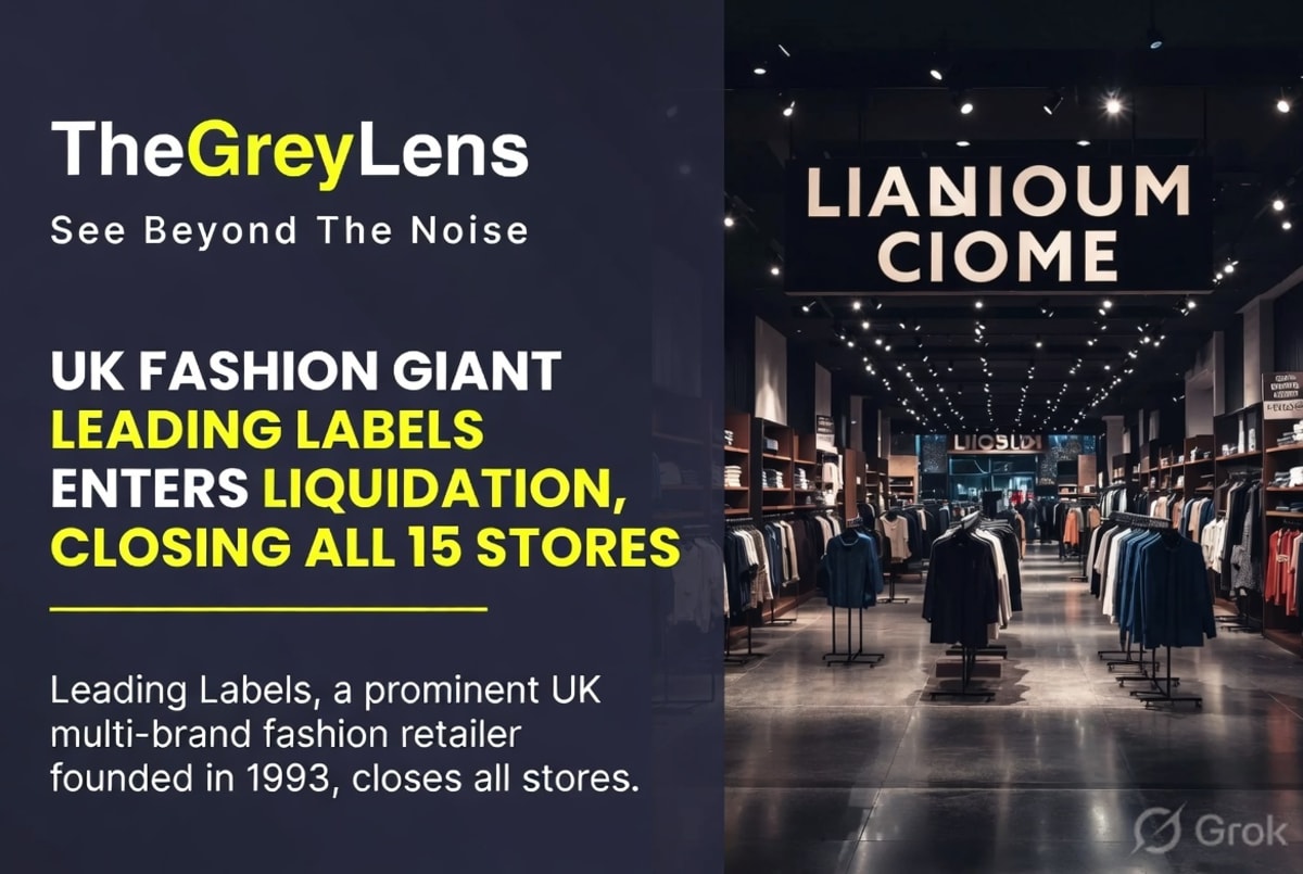 UK Fashion Giant Leading Labels Enters Liquidation, Closing All 15 Stores