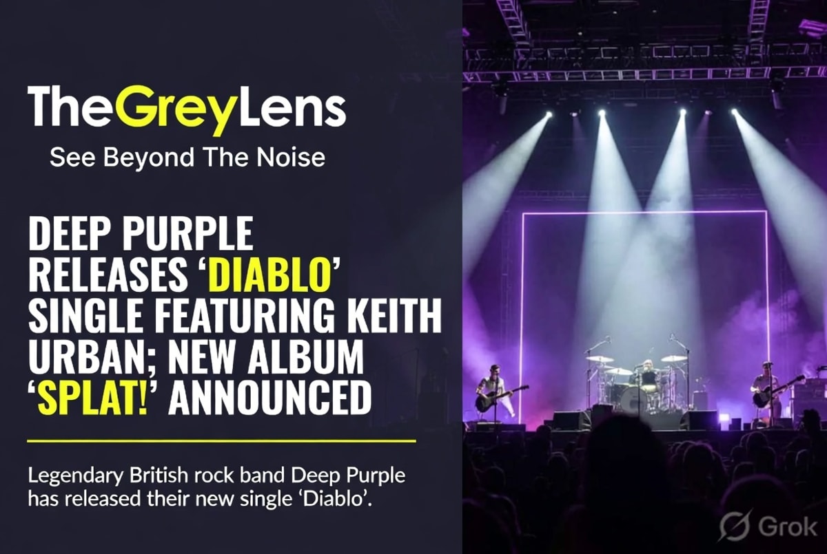 Deep Purple Releases "Diablo" Single Featuring Keith Urban; New Album "Splat!" Announced