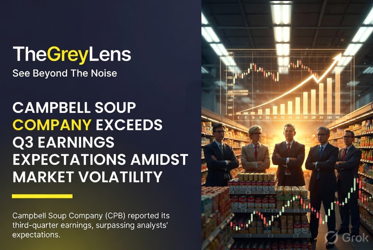 Campbell Soup Company Exceeds Q3 Earnings Expectations Amidst Market Volatility