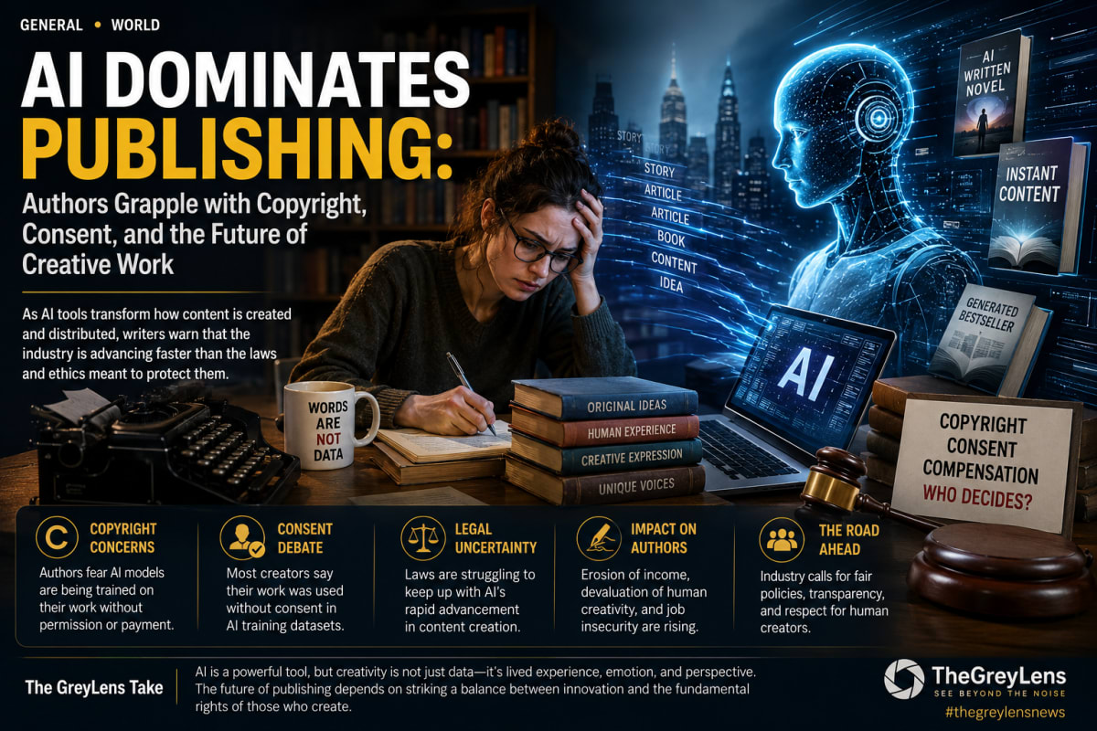 AI Dominates Publishing: Authors Grapple with Copyright, Consent, and the Future of Creative Work