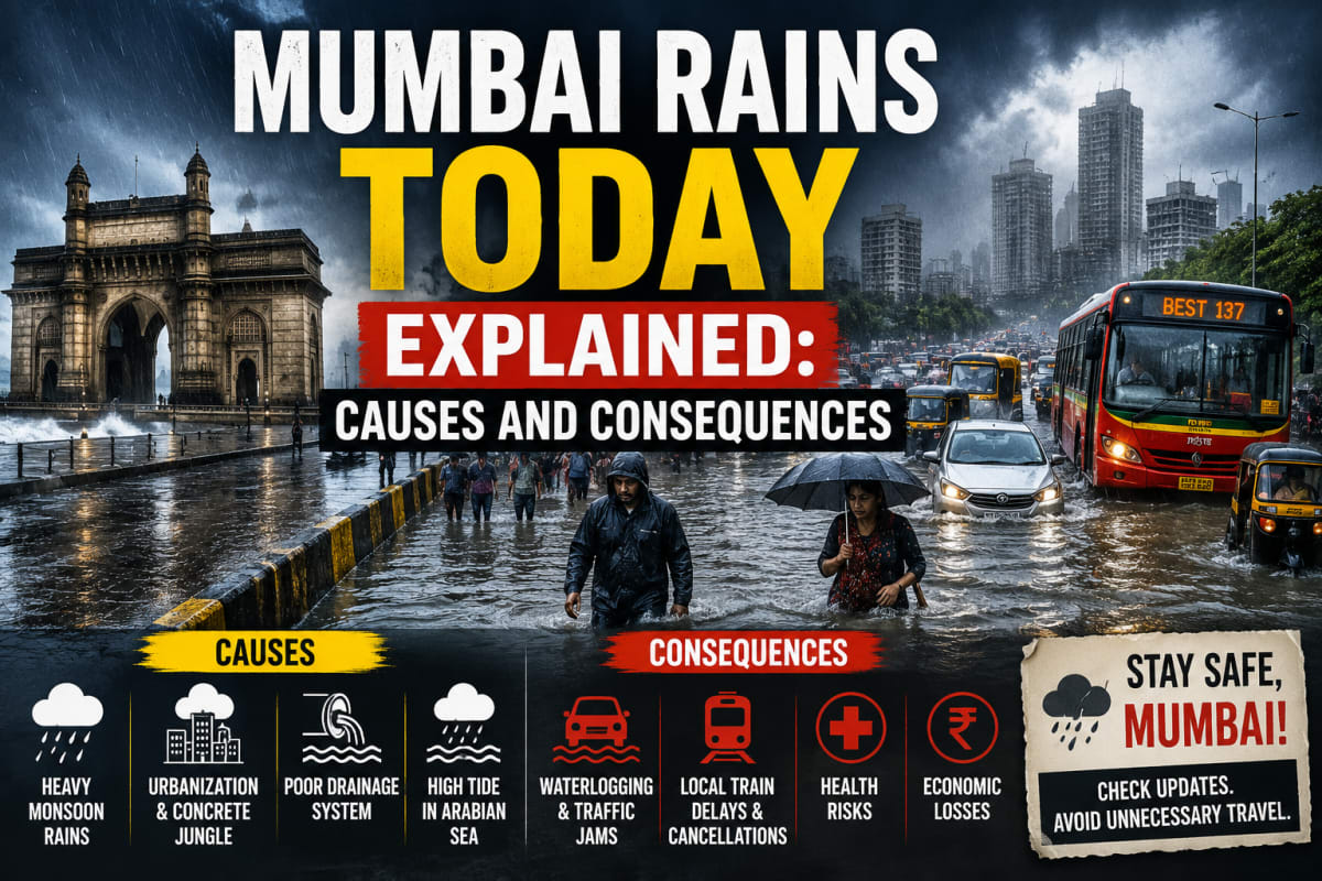 Mumbai Rains Today Explained: Causes and Consequences