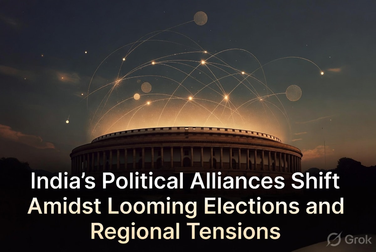 India's Political Alliances Shift Amidst Looming Elections and Regional Tensions