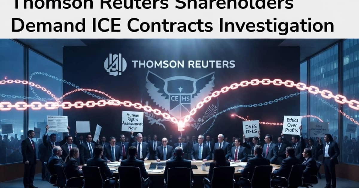 Thomson Reuters Shareholders Demand ICE Contracts Investigation