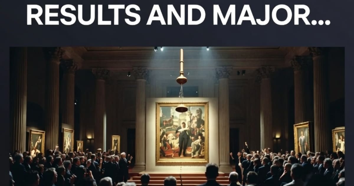Art World Abuzz Over Record-Breaking Auction Results and Major Exhibitions