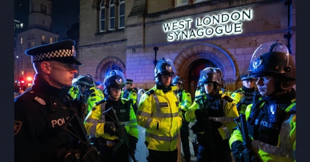 UK Counterterror Police Investigate London Synagogue Arson Amid Rising Antisemitism