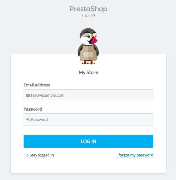 recupero password prestashop